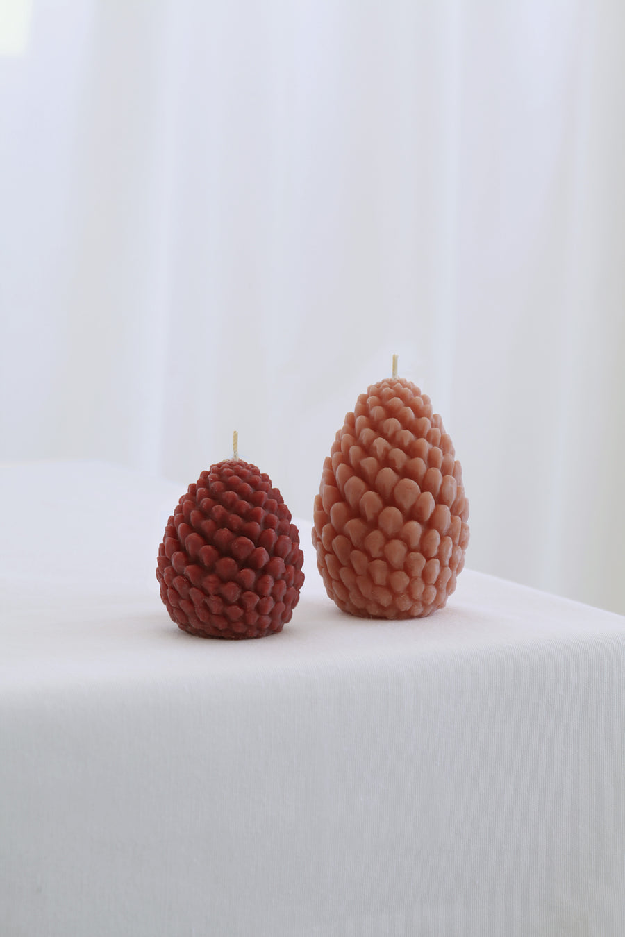 Mo&Co Home Exclusive: Sculpted Beeswax Pine Cones | 2 Sizes