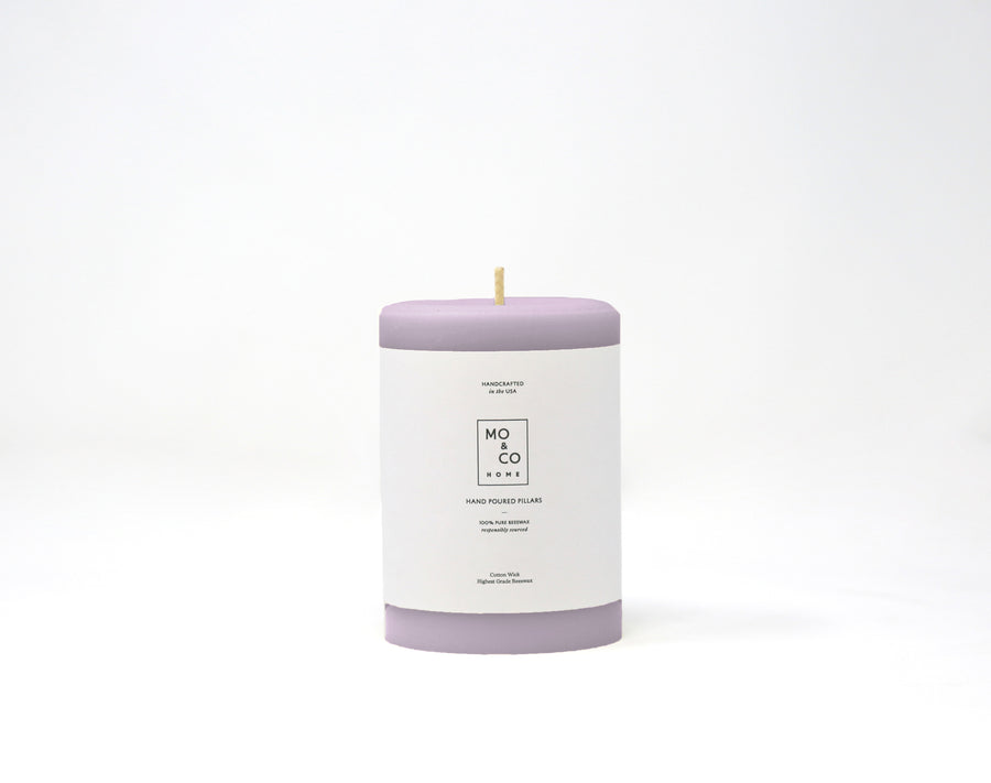 Lavender | Beeswax Pillar Candle