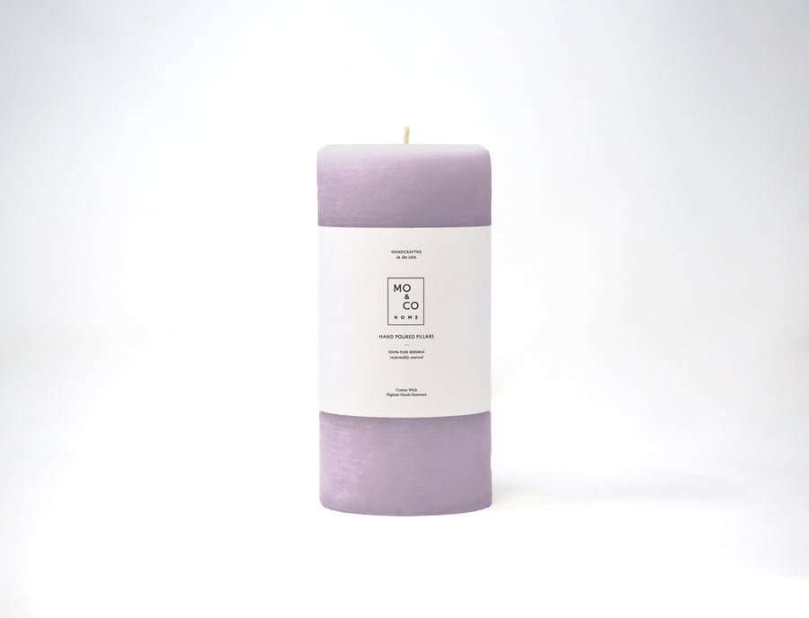 Lavender | Beeswax Pillar Candle