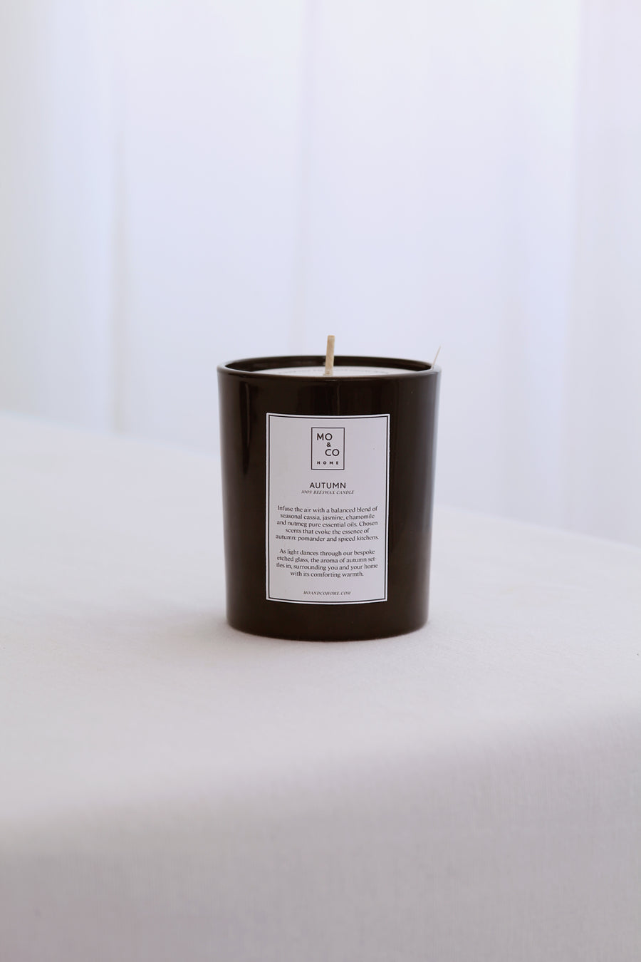 Autumn | Hand-Poured Beeswax Potted Candle, Essential Oils