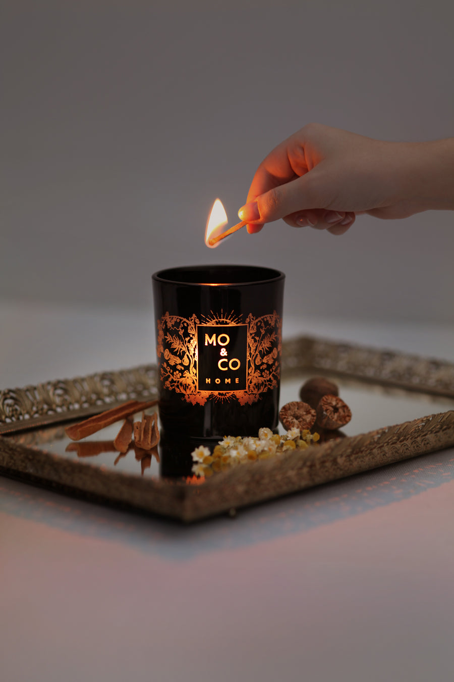 Autumn | Hand-Poured Beeswax Potted Candle, Essential Oils