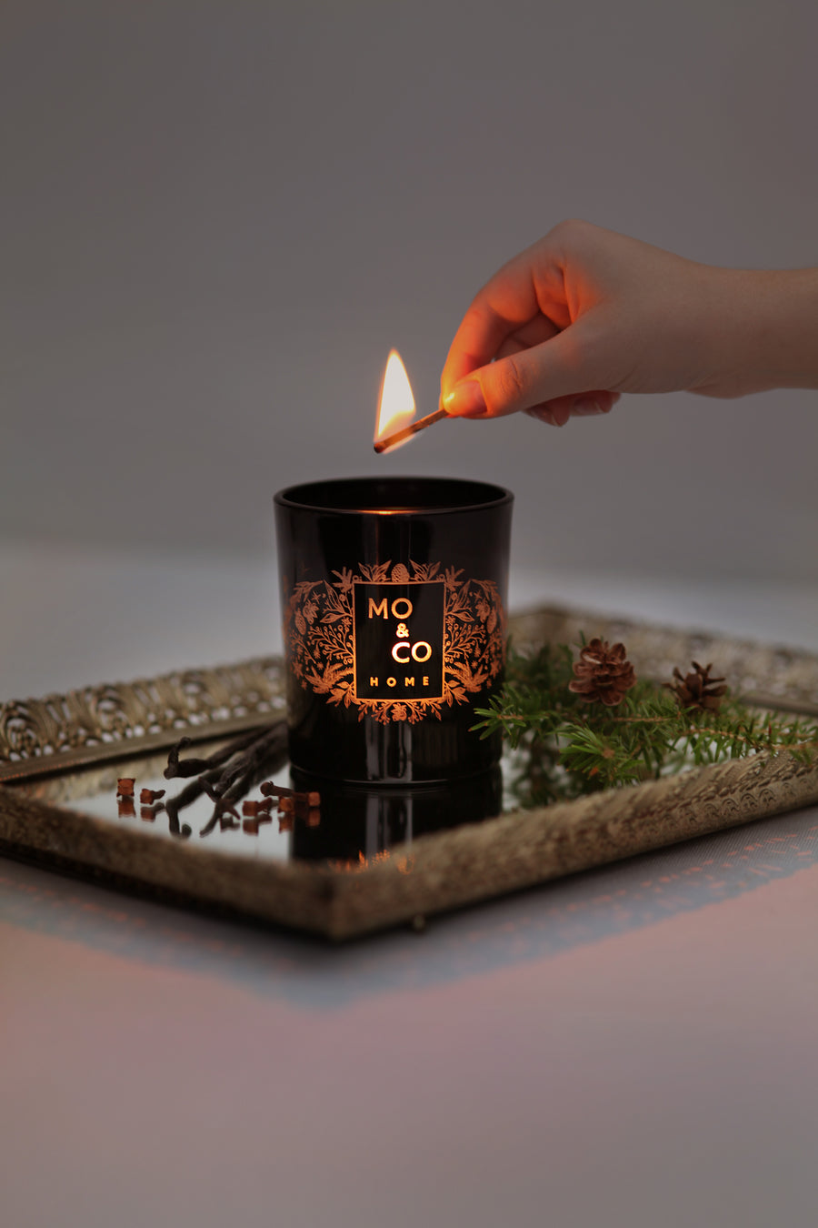 Winter | Hand-Poured Beeswax Potted Candle, Essential Oils