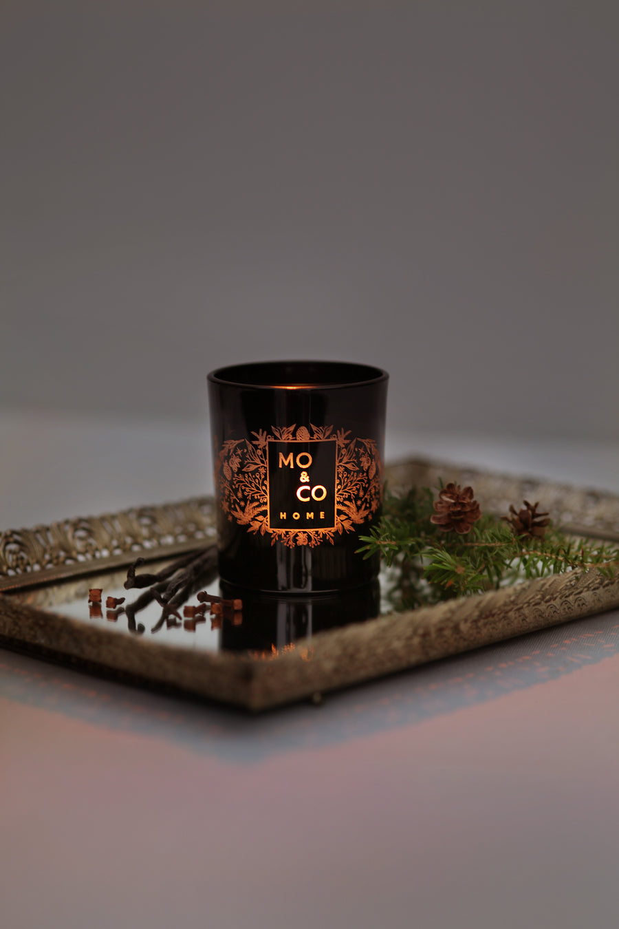 Winter | Hand-Poured Beeswax Potted Candle, Essential Oils